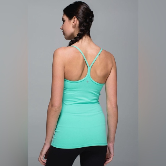 Lululemon Power Y Tank * Luon Menthol Size: 4 - Picture 1 of 4